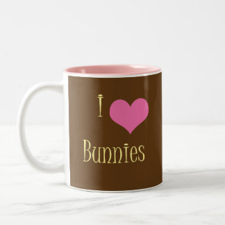 I love bunnies coffee mug