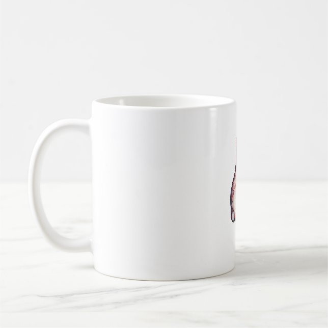 I love Bunnies Fun Bunny Rabbit artwork  Coffee Mug (Left)