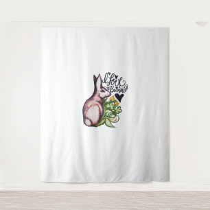 I love Bunnies Fun Bunny Rabbit artwork Tapestry