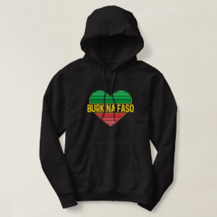 I Love Burkina Faso, Heart Burkinabè Hoodie
