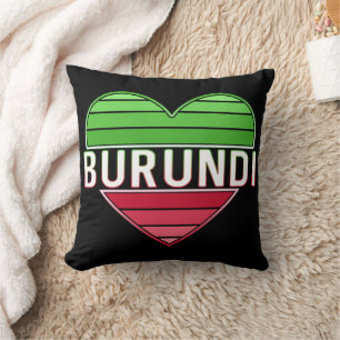 I Love Burundi, Burundian Heart Cushion