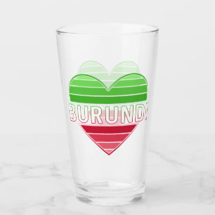 I Love Burundi, Burundian Heart Glass