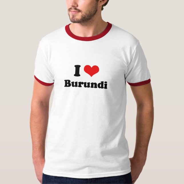 I Love Burundi Tshirt (Front)