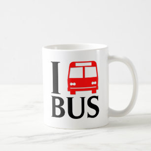 I Love Bus I Love The Bus Bus Coffee Mug