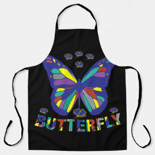 i-love-butterfly-typography-quotes-vintage apron