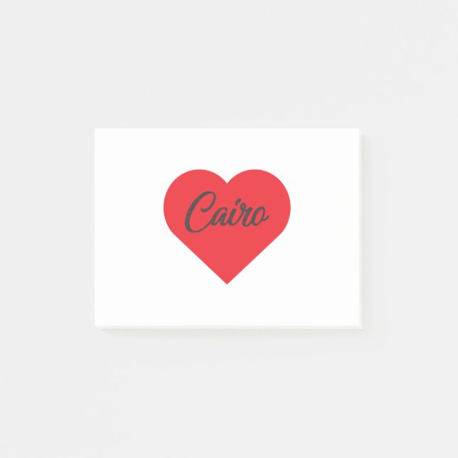 I Love Cairo - Egypt Post-it Notes (Front)