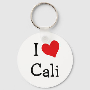 I Love Cali Key Ring