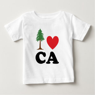 I Love California Baby T-Shirt