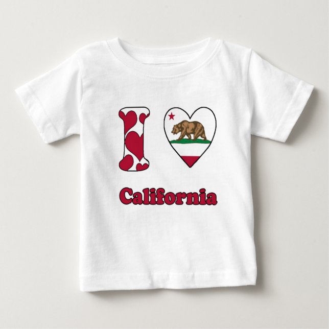 I love California Baby T-Shirt (Front)
