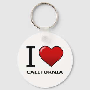 I LOVE CALIFORNIA KEY RING