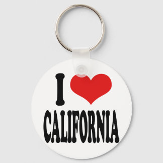 I Love California Key Ring