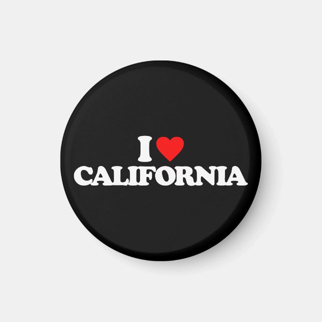 I LOVE CALIFORNIA MAGNET (Front)