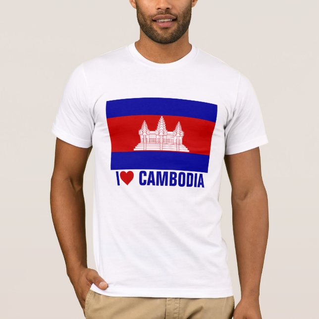 I Love Cambodia T-Shirt (Front)