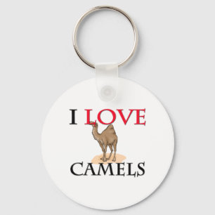 I Love Camels Key Ring