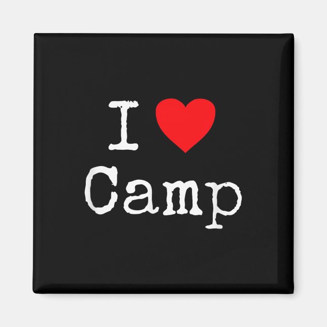 I Love Camp  Magnet (Front)