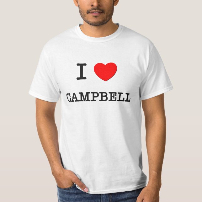 I Love Campbell T-Shirt (Front)