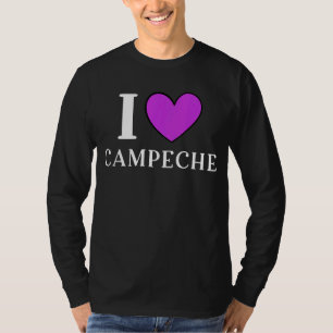I Love Campeche Mexico Vacation 3 T-Shirt