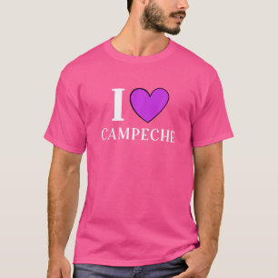 I Love Campeche Mexico Vacation 4 T-Shirt