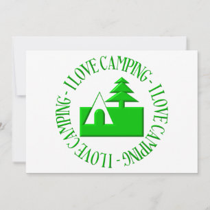 I love camping