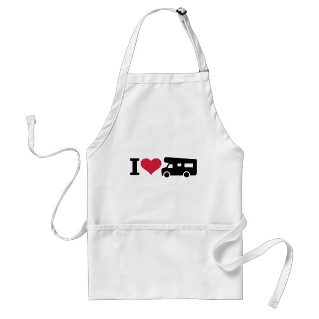 I love camping - camper standard apron (Front)