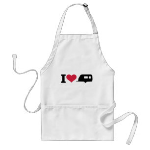 I love camping - caravan standard apron