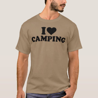 i love camping white gift T-Shirt
