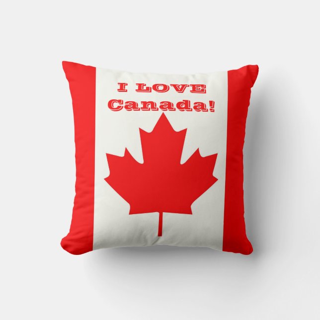 I Love Canada! Cushion (Front)