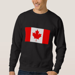 I Love Canada Enjoy Canada Flag Graphic Cool Desig Sweatshirt