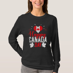 I Love Canada Happy Canada Day 5 T-Shirt