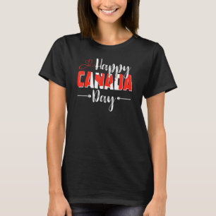 I Love Canada Happy Canada Day T-Shirt