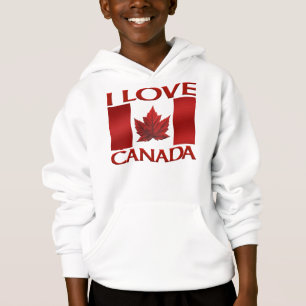 I Love Canada Hoodie Souvenir Canada Sweathirt