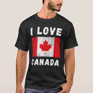 I Love Canada I Heart Canadian Family Travel Souve T-Shirt