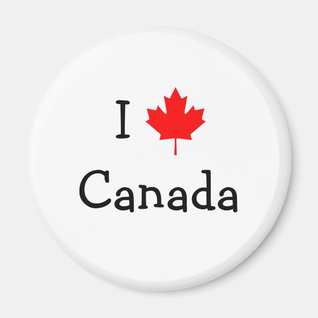 I Love Canada Magnet (Front)