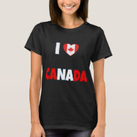 I LOVE CANADA : Proud Canadian 