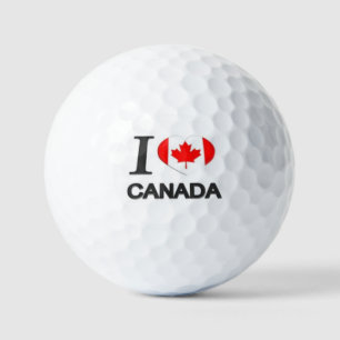 I Love Canada - Red Taco antitrump Trucker Golf Balls