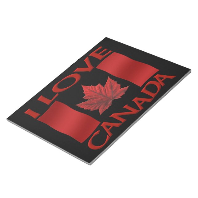 I Love Canada Souvenir Notepad Canada Gifts (Angled)