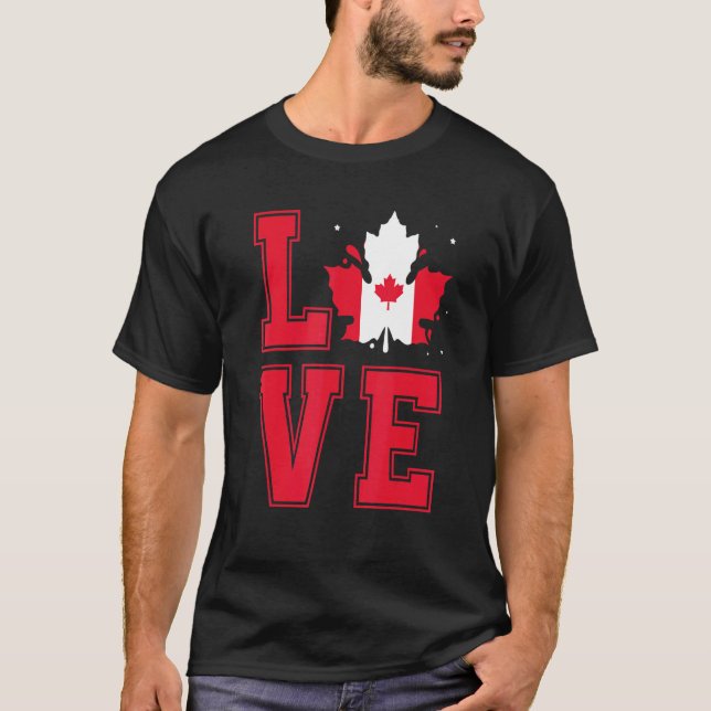 I Love Canada T-Shirt (Front)