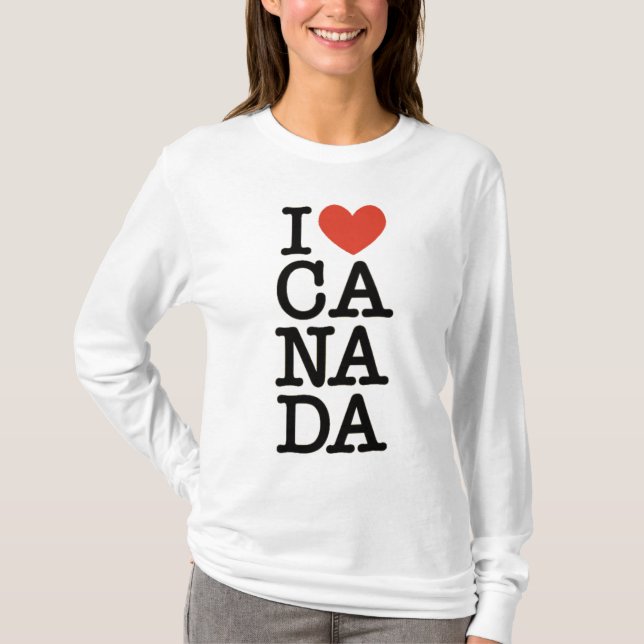 I Love Canada T-Shirt (Front)