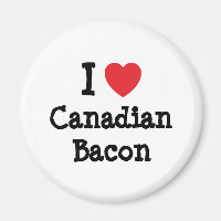 I love Canadian Bacon heart T-Shirt