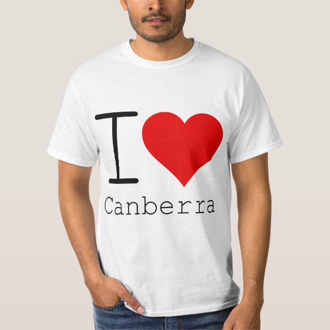 I love Canberra T-Shirt (Front)