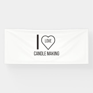 I LOVE CANDLING MAKING BANNER