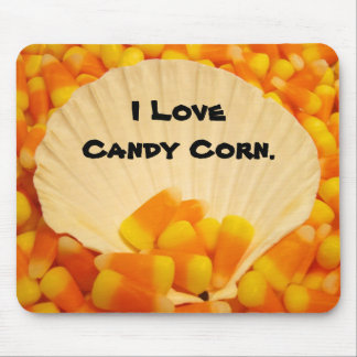I Love Candy Corn mousepads Treats Sweets Holiday