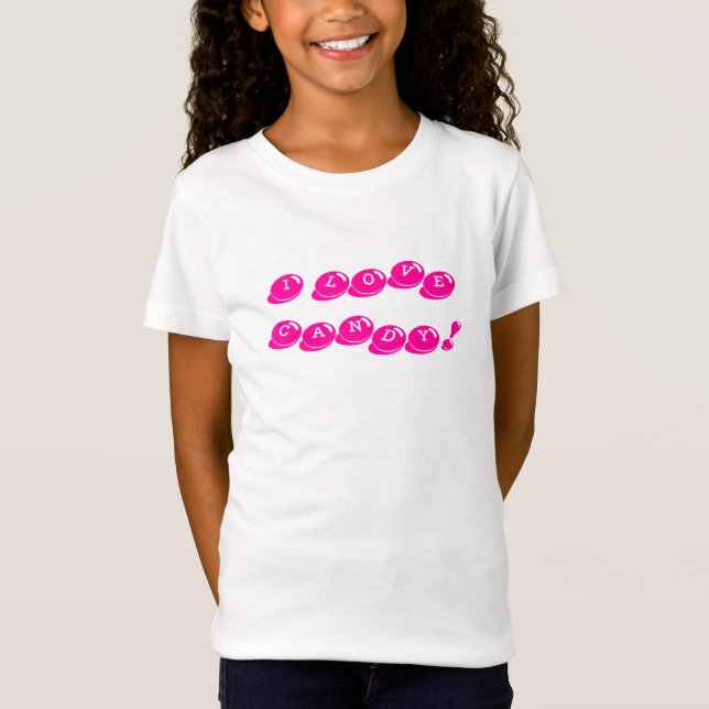 I Love Candy T-Shirts (Front)