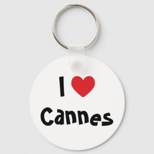 I Love Cannes Key Ring