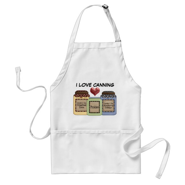 I Love Canning Apron (Front)