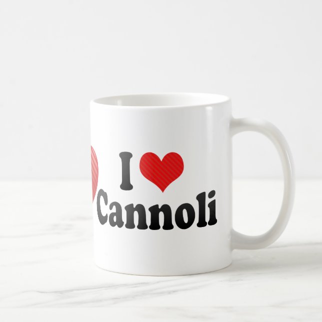 I Love Cannoli Coffee Mug (Right)
