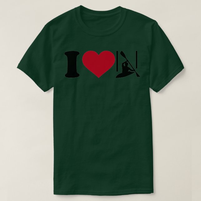I love canoe slalom 1 T-Shirt (Design Front)