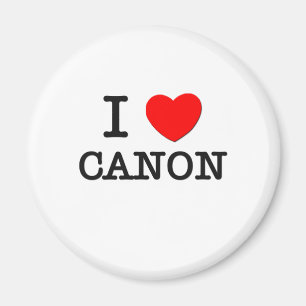 I Love Canon Magnet