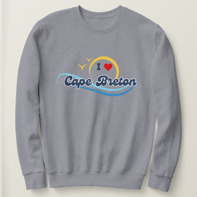 I Love Cape Breton Sweatshirt (Design Front)