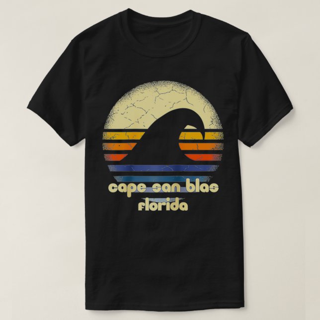I Love Cape San Blas Beach Florida Ocean Wave FL  T-Shirt (Design Front)
